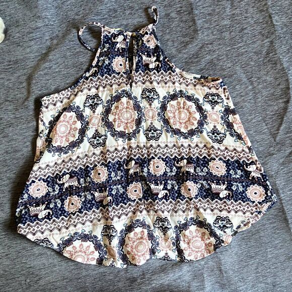 Elephant Print Tank - Picture 2 of 3
